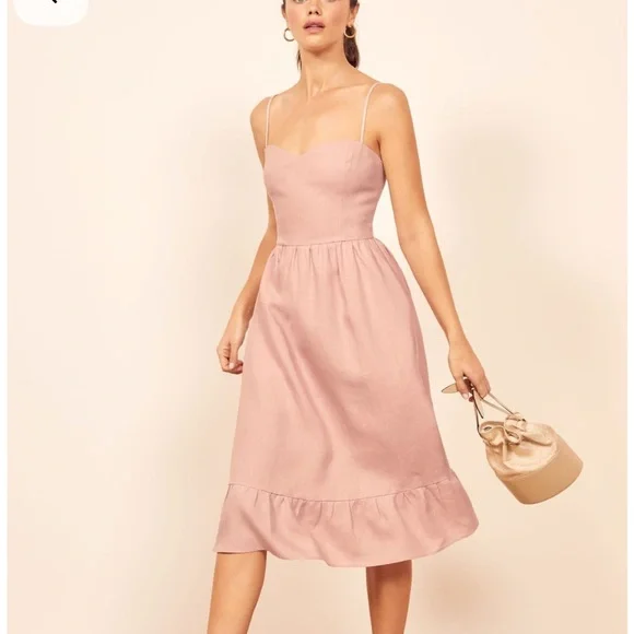 Reformation | Dresses | Reformation The Eileen Pink 0 Linen Dress Tank | Poshmark Reformation | Dresses | Reformation The Eileen Pink 0 Linen Dress Tank | Poshmark